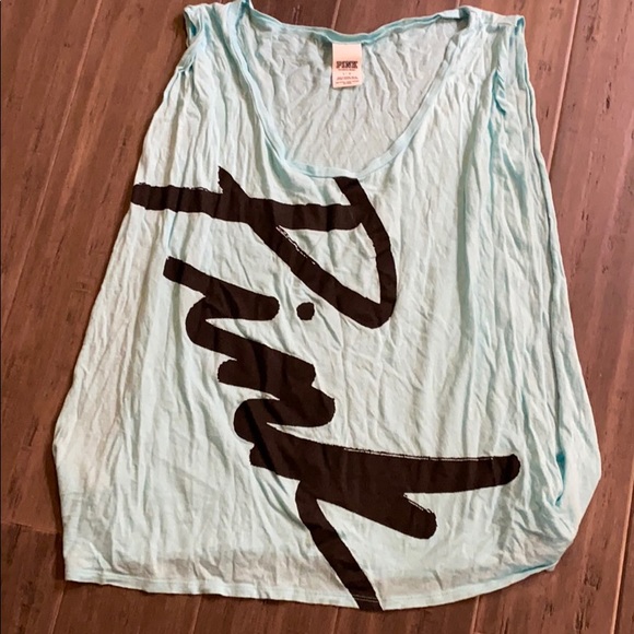 PINK Victoria's Secret Tops - Victoria’s Secret Pink muscle shirt size large